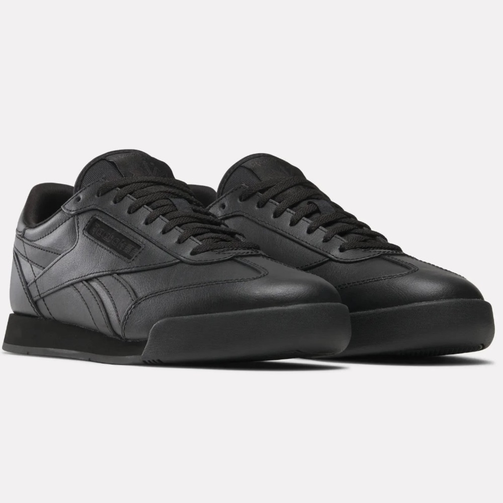 Reebok Men's Black Sneakers, Size 10.5 .
